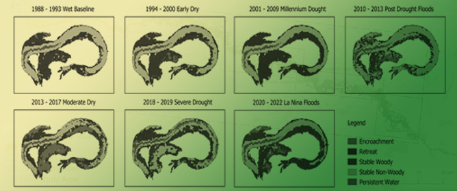 Long-Term Automated Mapping of Woody-Vegetation Dynamics in Hydrologically Altered Floodplains: An Open Data Cube Workflow Using Digital Earth Australia