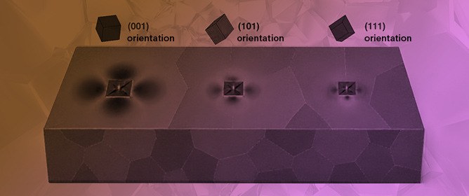 Crystallographic Effects on Residual Relative Elastic Strain Heterogeneity Induced by Micro-Indentation in Non-Oriented Electrical Steels