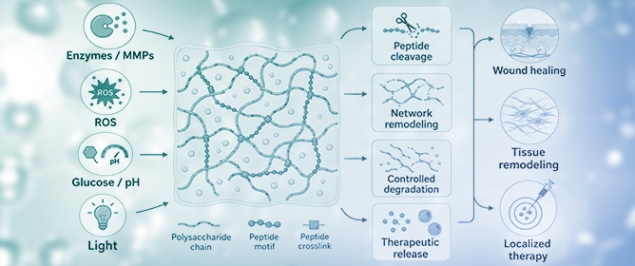 Polysaccharide&ndash;Peptide Conjugates as Precision Biomaterials: Conjugation Chemistry, Structural Design, and Biomedical Applications