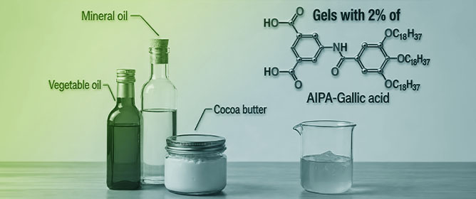 A Novel Low-Molecular Weight Gelator for Oil and Fat Systems