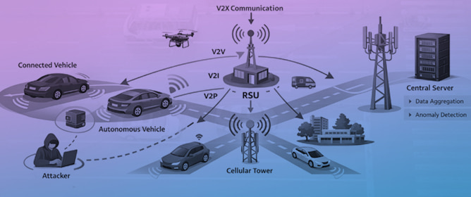 Robust Federated Learning for Anomaly Detection in Connected Autonomous Vehicle Networks Under Adversarial Attacks