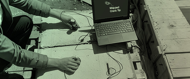 Characterization of Surface-Breaking Cracks in Concrete Using Ultrasonic Imaging