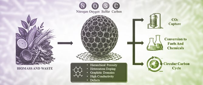 Biomass-Derived Nanoengineered Carbon Materials for Environmental Remediation and CO<sub>2</sub> Valorization
