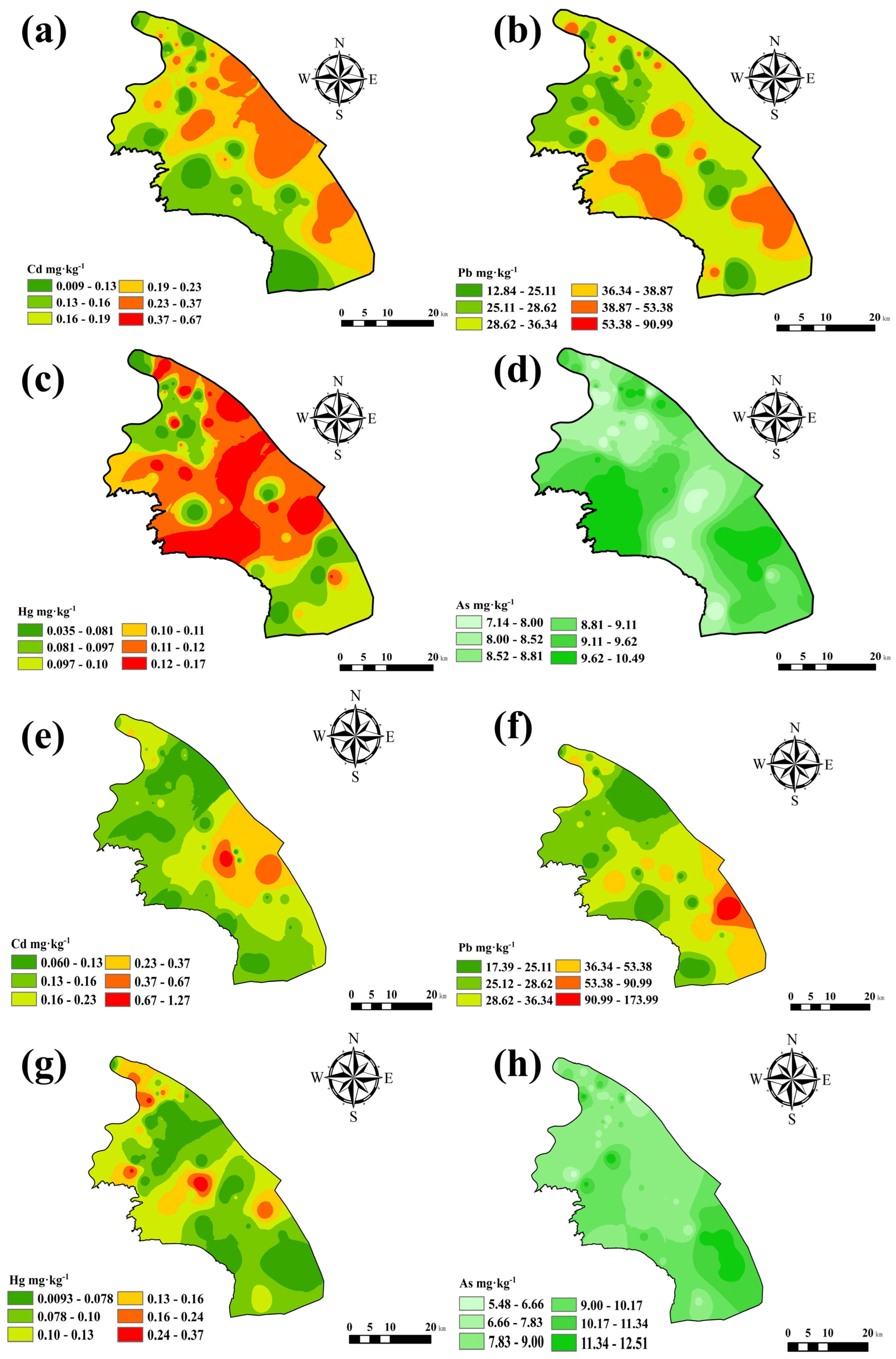 Spatial Distribution, Source Apportionment and Risk Assessment of Heavy ...