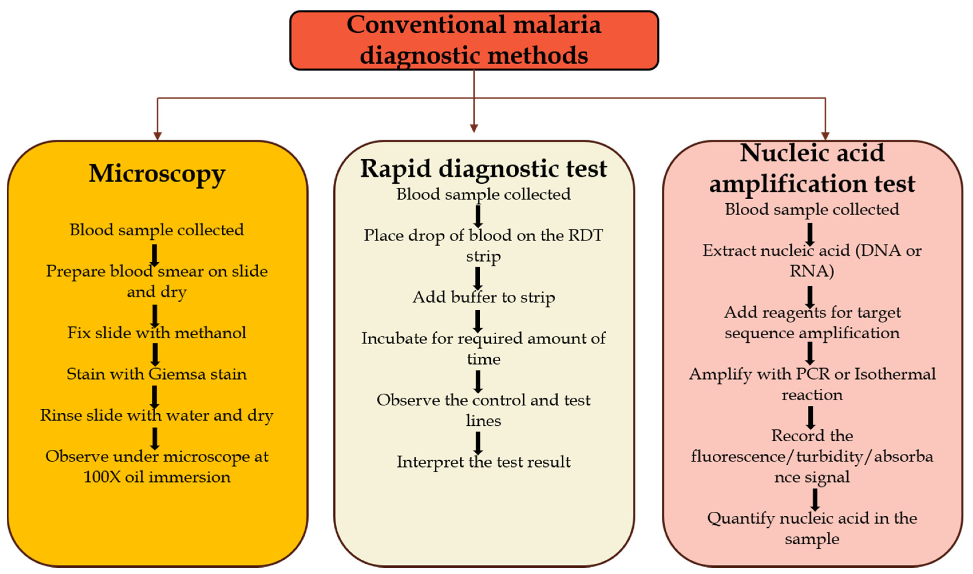 literature review on diagnosis of malaria