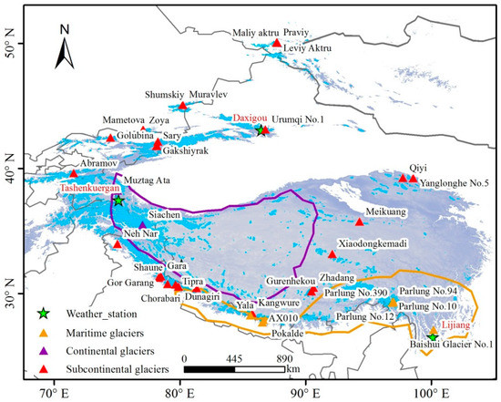 Water | Free Full-Text | Spatial Heterogeneity in Glacier Mass-Balance ...