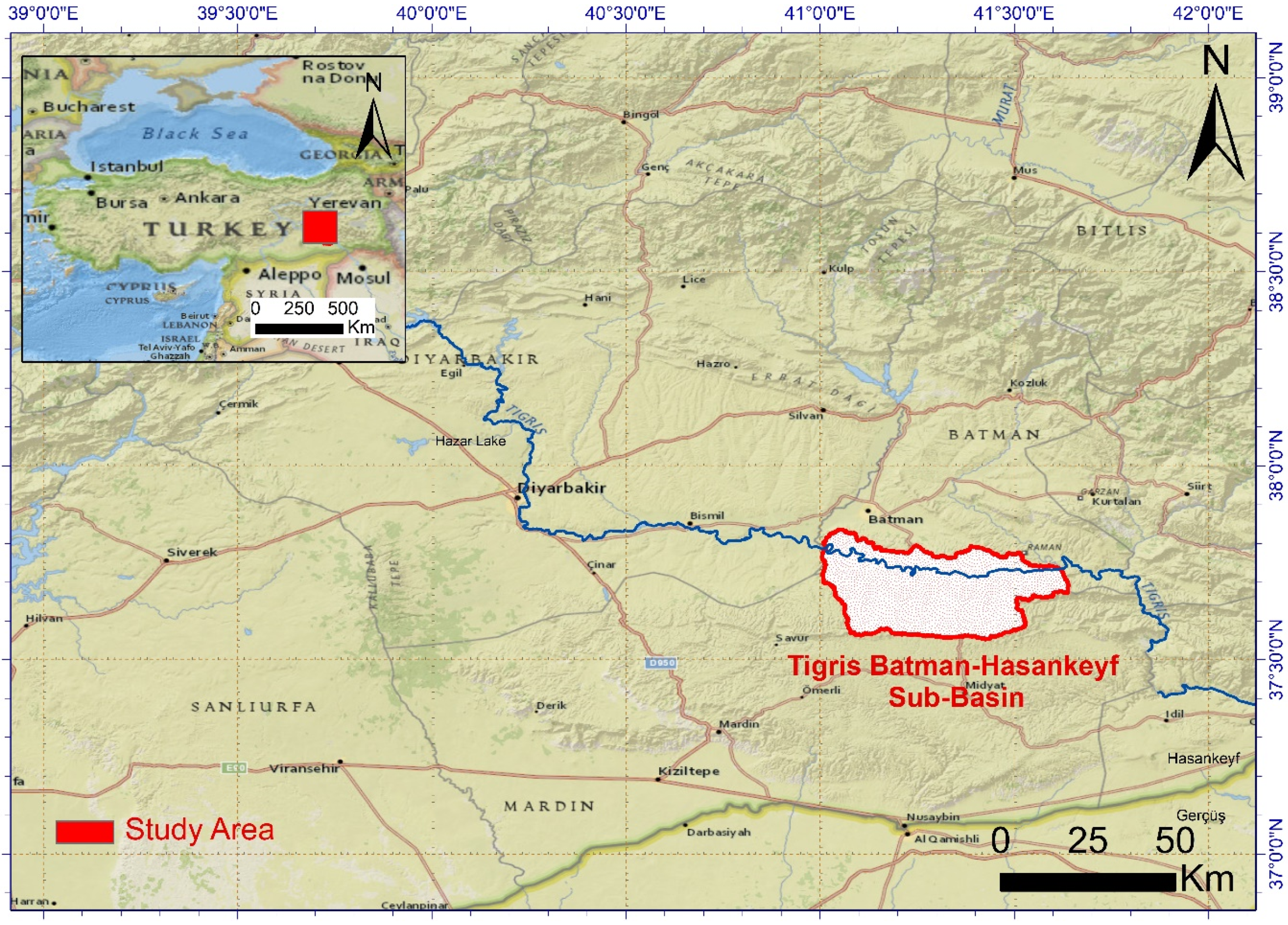 Water Free Full-Text Evaluation of Groundwater Potential by GIS-Based Multicriteria Decision Making as a Spatial Prediction Tool Case Study in the Tigris River Batman-Hasankeyf Sub-Basin, Turkey