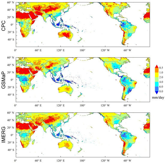 Quasi-Global Evaluation of IMERG and GSMaP Precipitation Products over ...