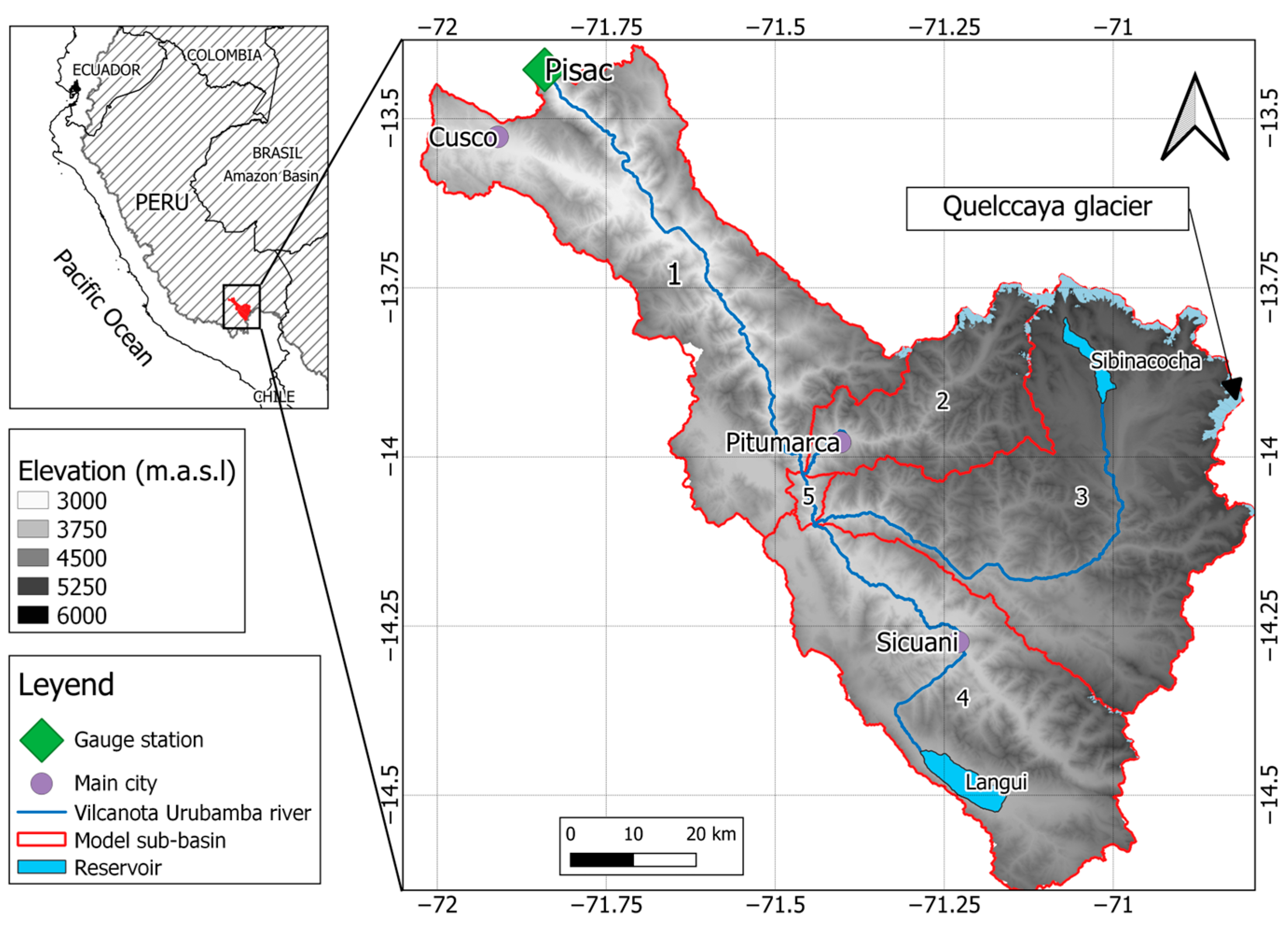 urubamba river map